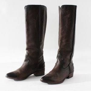 Frye Brown Leather Riding Boots
